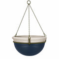 Cache-Pot Suspendu Beige et Marron avec Corde