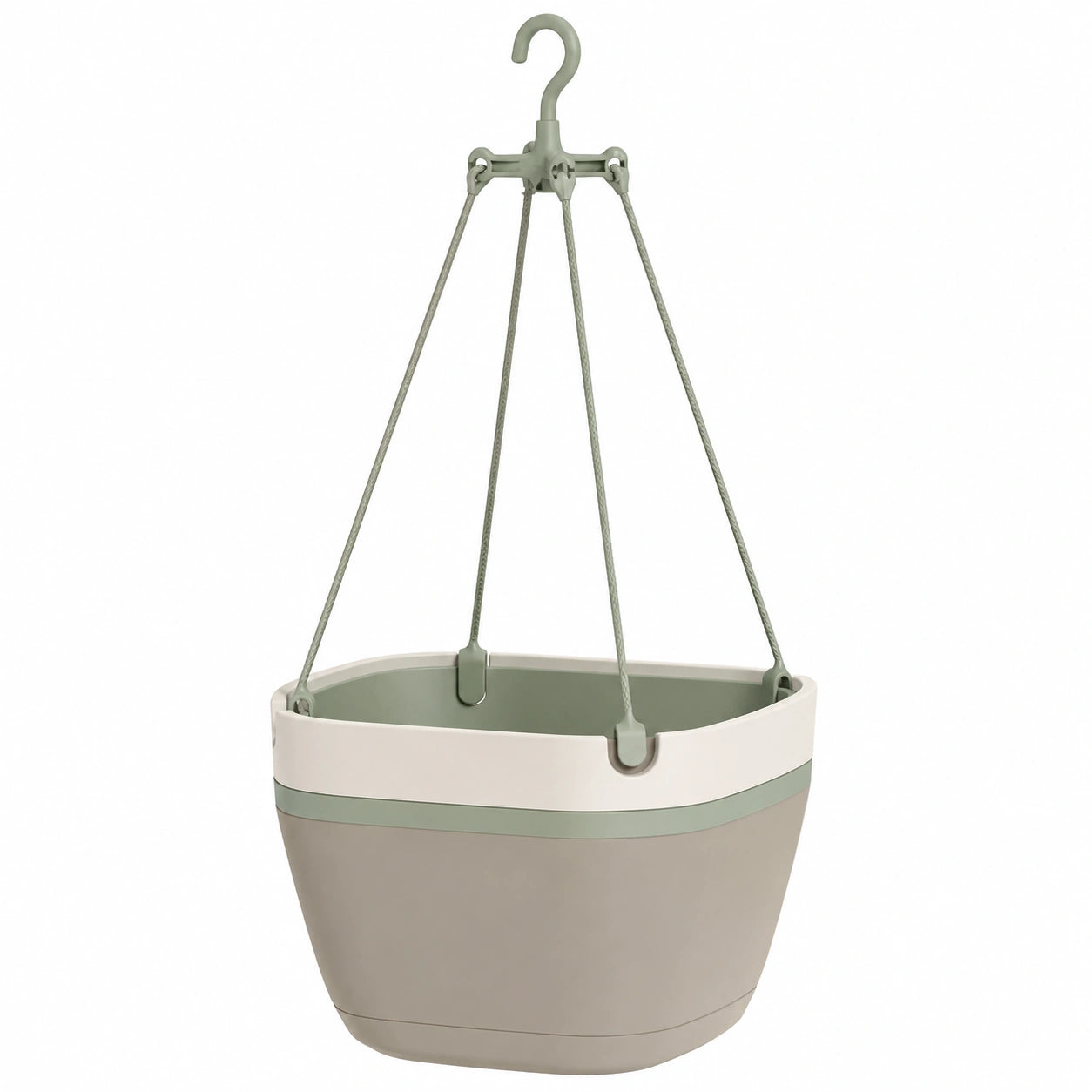 Table de Potting en Bois avec Étagères et Tiroirs, Chêne/Vert