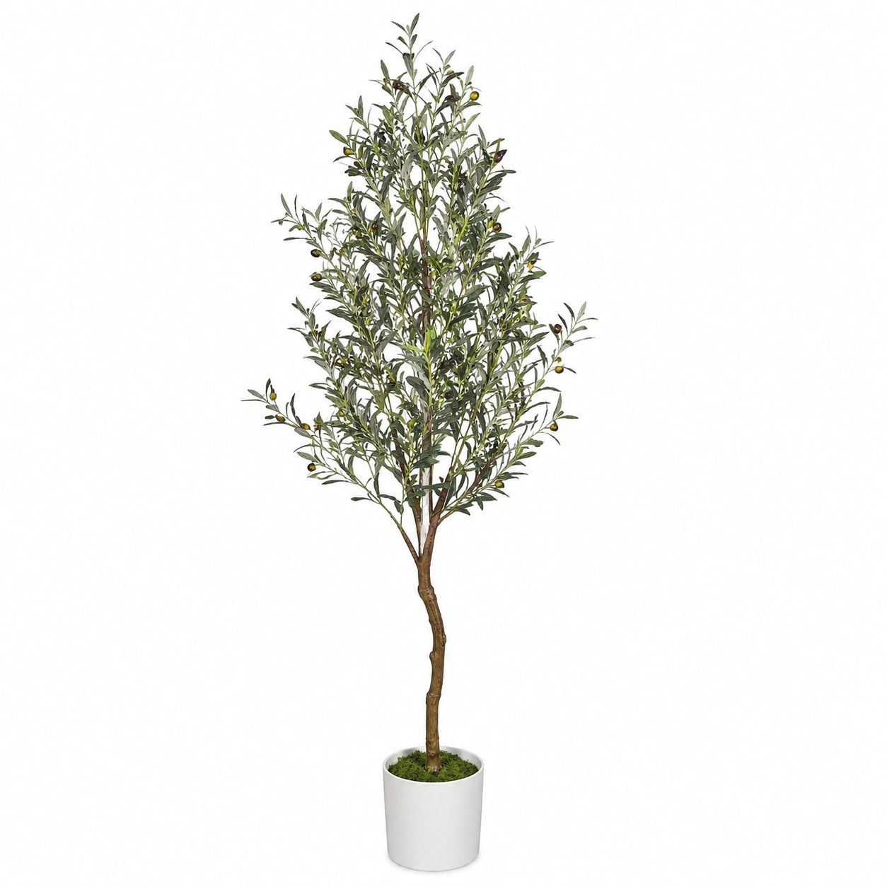 Arbre Artificiel avec Tronc Entrelacé et Feuillage Dense, 150 cm