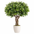 Arbre Topiaire Artificiel Vert avec 3 Niveaux 120cm
