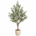 Arbre d'Olivier Artificiel avec Pot - 150 cm pour Intérieur et Extérieur