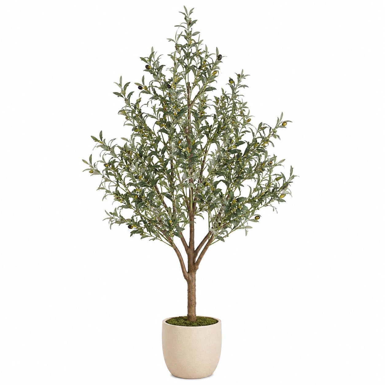 Arbre d'Olivier Artificiel avec Pot - 150 cm pour Intérieur et Extérieur