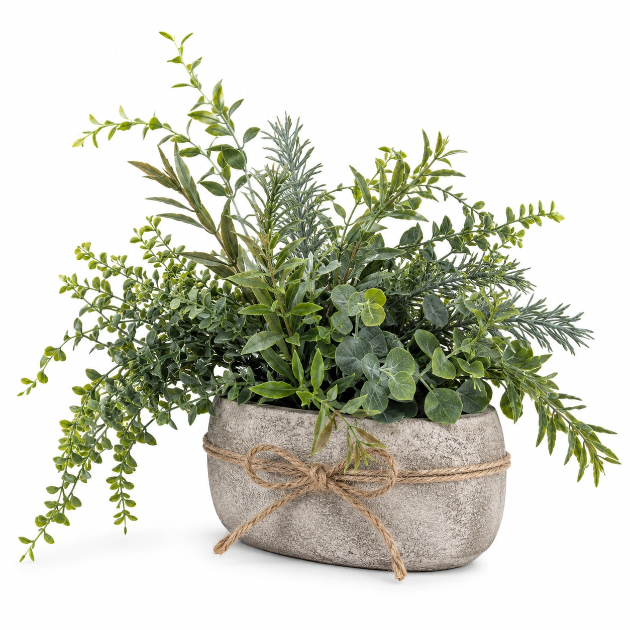 Plante Artificielle Verte en Pot de 30 cm - Décoration Intérieure
