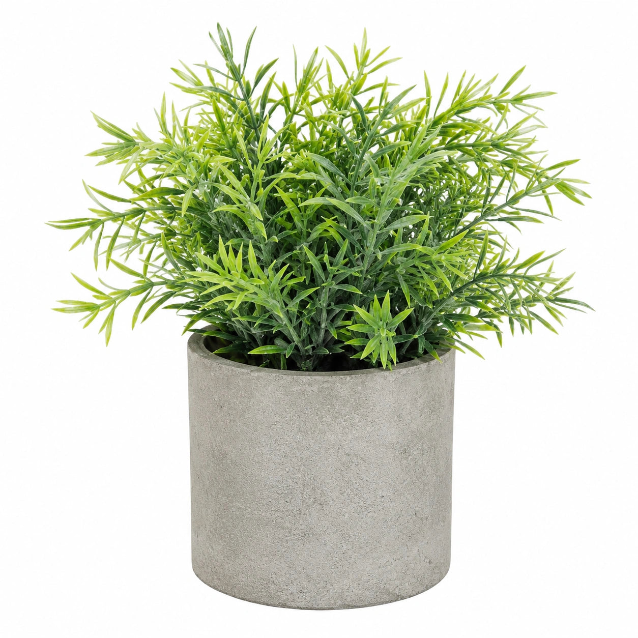 Plante artificielle verte avec pot en céramique 40 cm