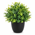 Arrangement de Feuillage Artificiel avec Pot Noir