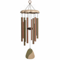 Carillon Éolien Argenté et Rose pour Extérieur 85 cm