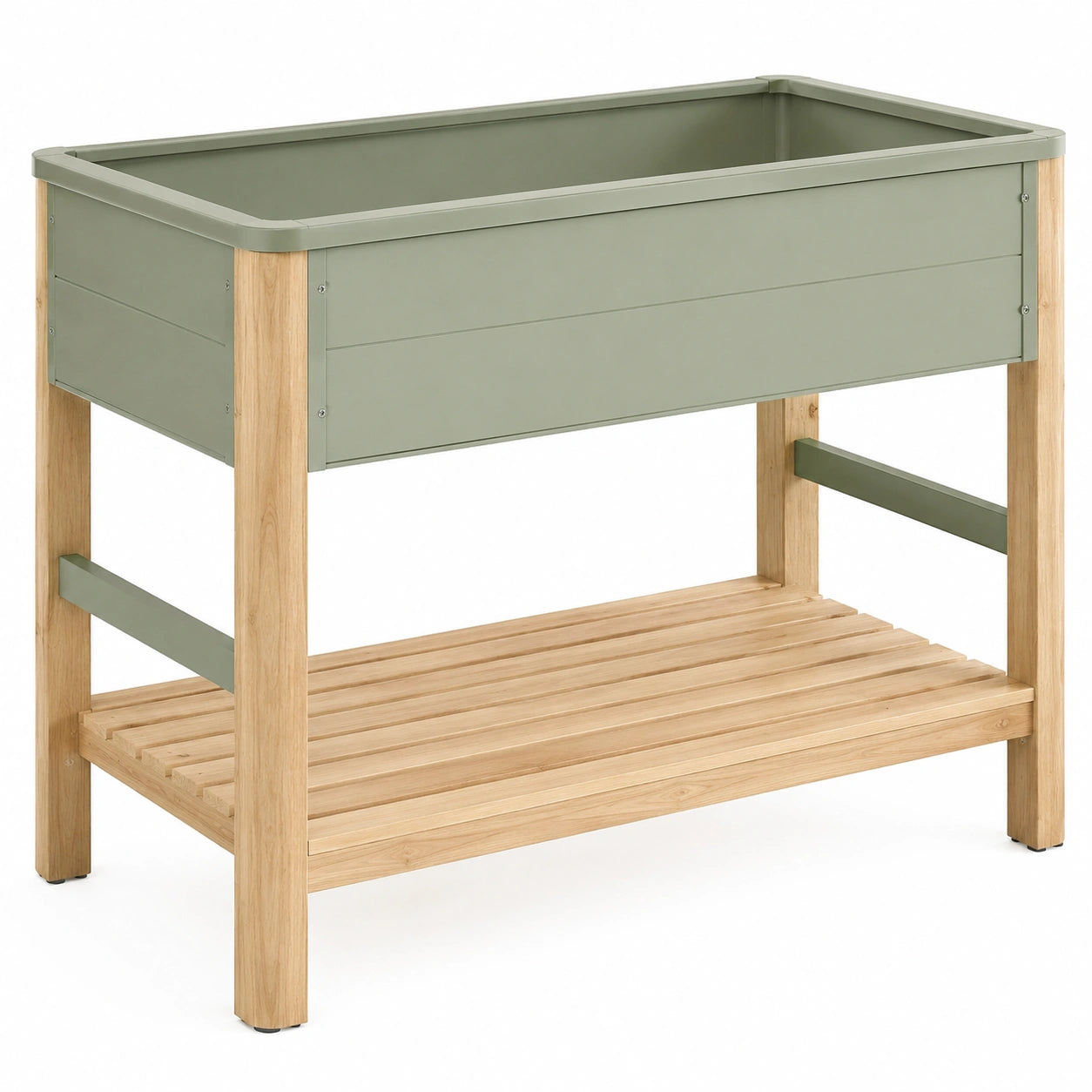 Jardinière surélevée extérieure bleu marine 100x30x80