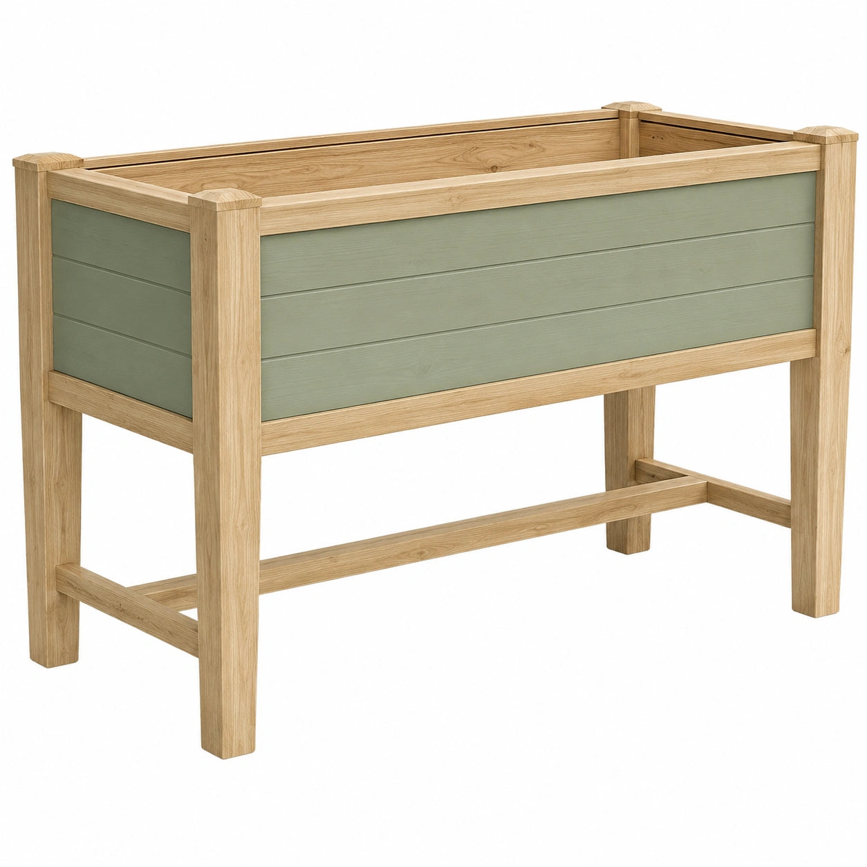 Jardinière Surélevée en Bois et Bleu