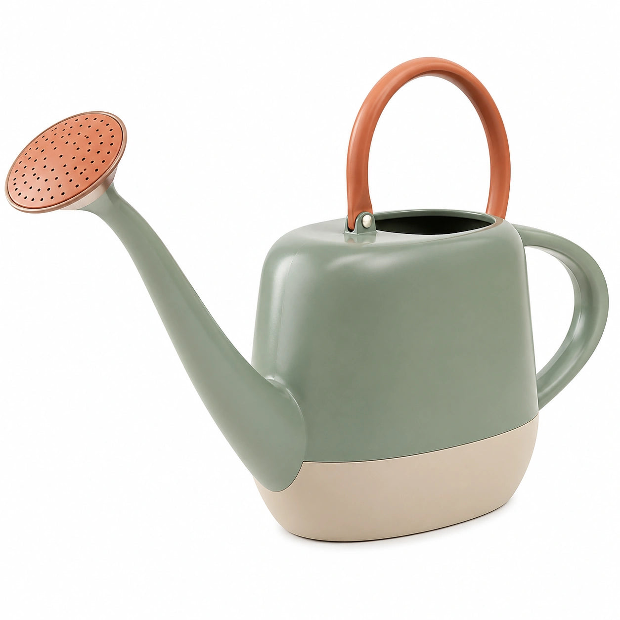 Arrosoir Vert et Gris 6L avec Pommeau